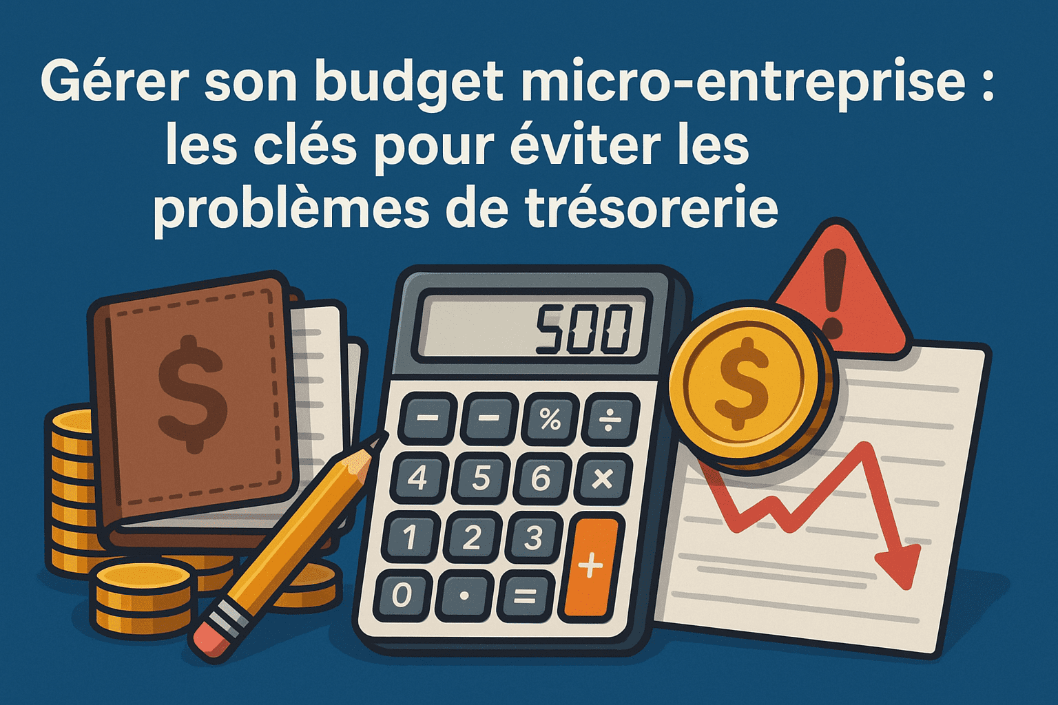 20250519_2131_Gestion Budget Micro-Entreprise_simple_compose_01jvn0cw0rfk4a9me0yyg1k8e9 Gérer son budget micro-entreprise : les clés pour éviter les problèmes de trésorerie